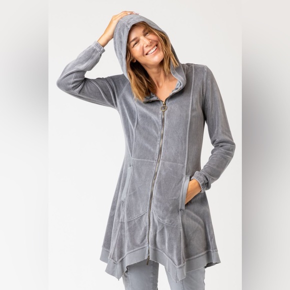 XCVI Womens Demitra Hooded Jacket - Picture 2 of 4